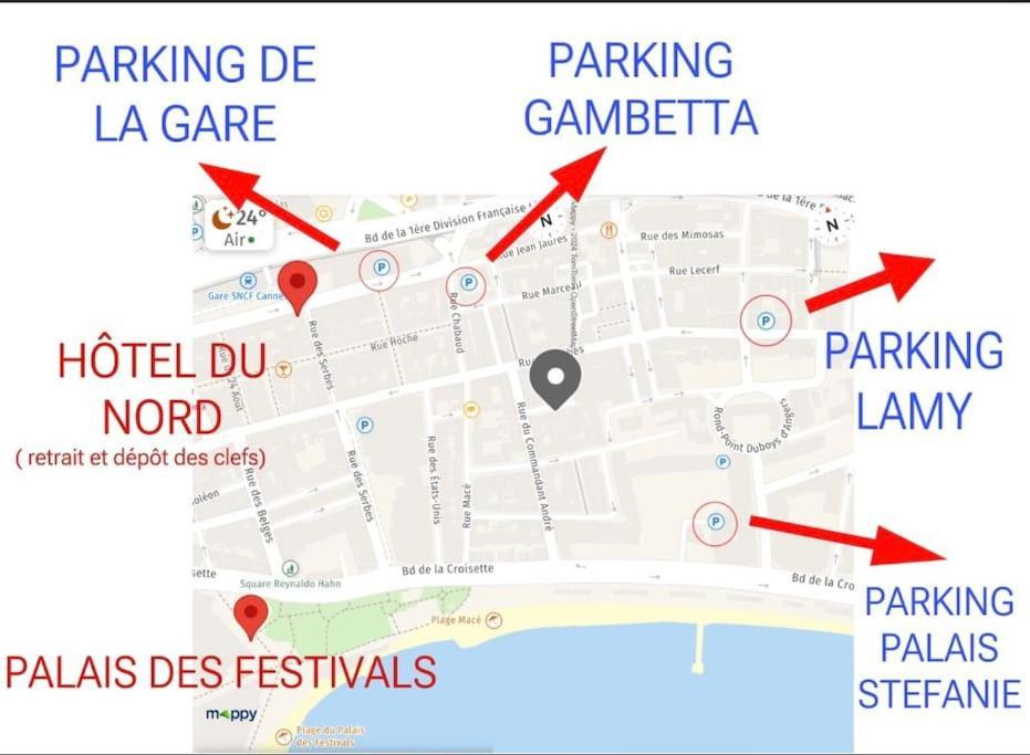 Cannes Centre Proche Plage Croisette Palais Des Festivals Dış mekan fotoğraf